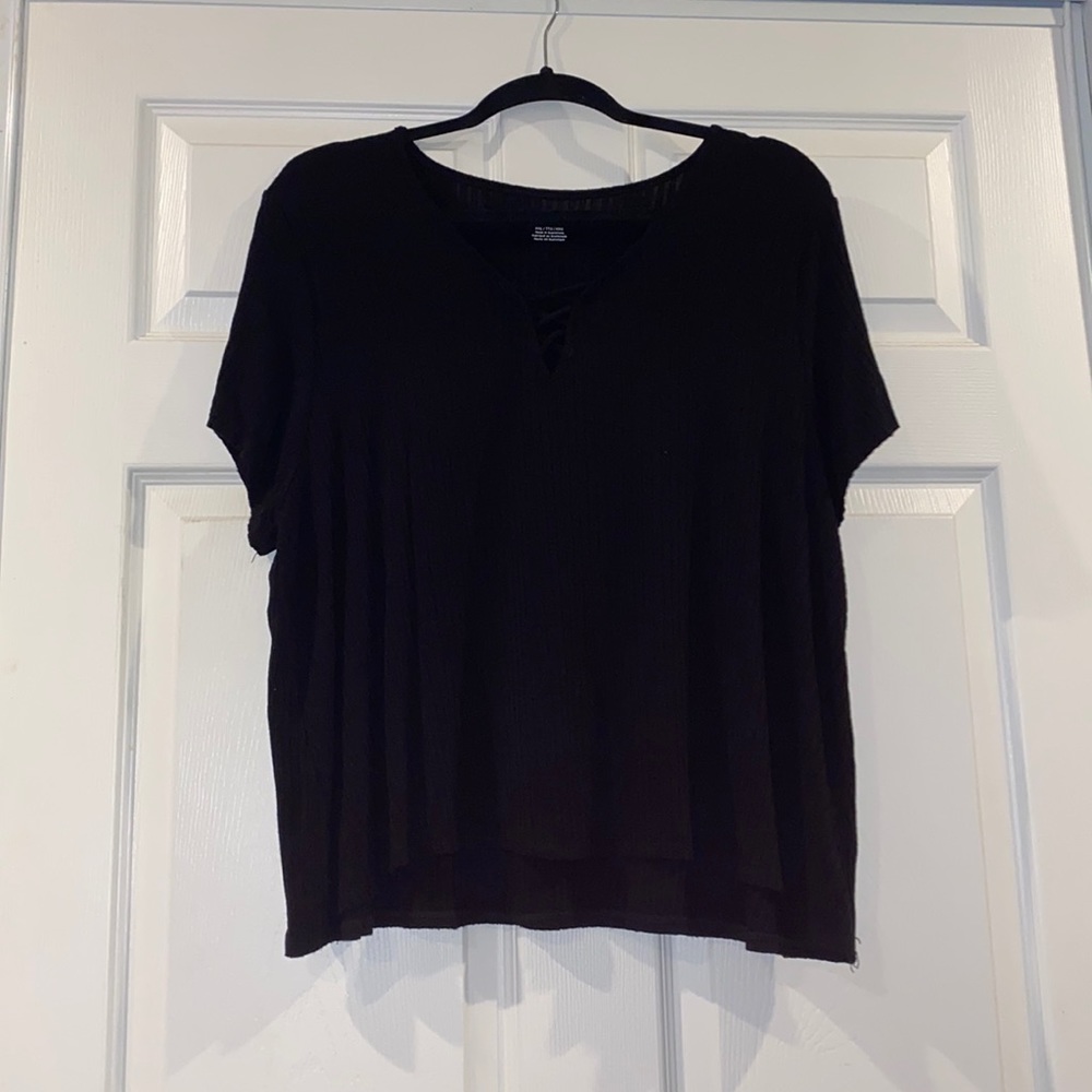 American Eagle Lace Up Swing T-Shirt